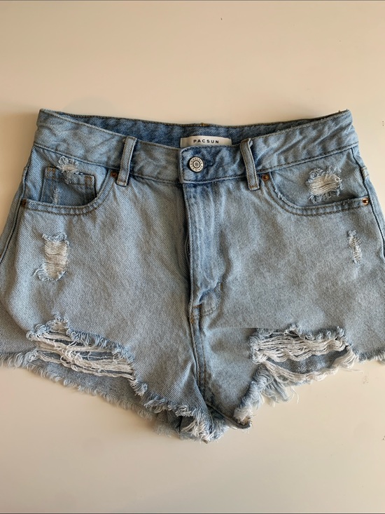PacSun Pants - PacSun Light Wash Distressed Denim Cutoff Shorts